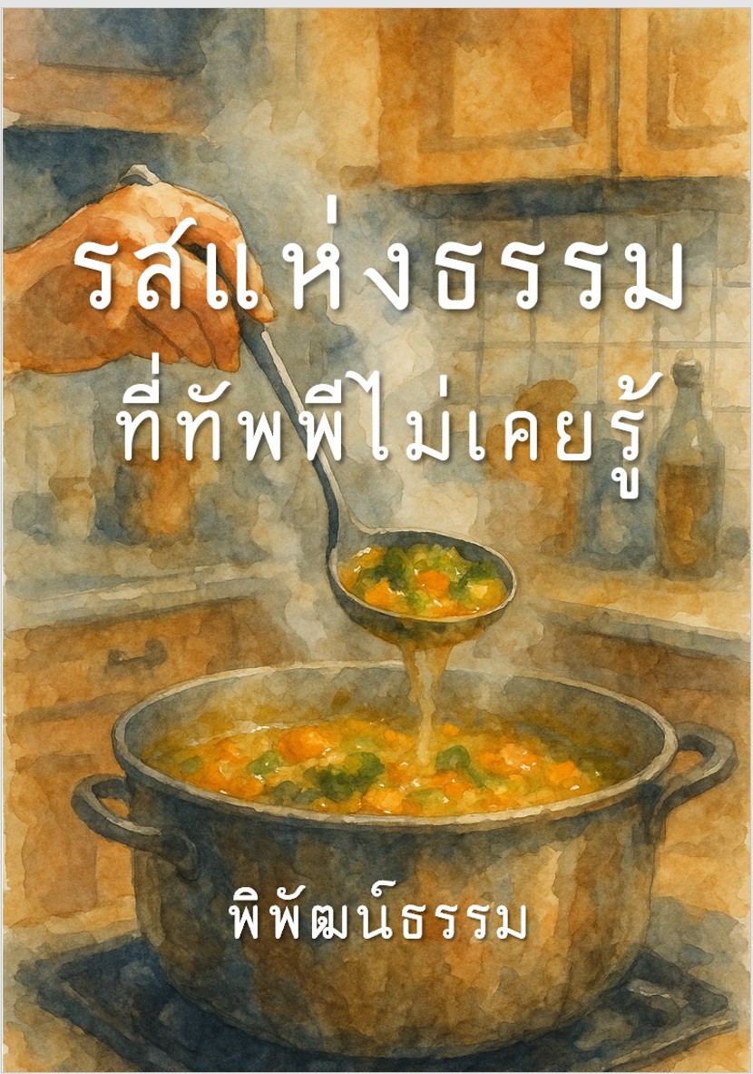 รสแห่งธรรม ที่ทัพพีไม่เคยรู้