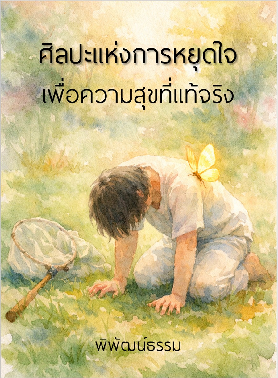 ศิลปะแห่งการหยุดใจ เพื่อความสุขที่แท้จริง